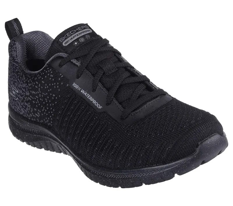 Skechers Virtue – Dryspell – Zwart / Houtskool (104449-BKCC)