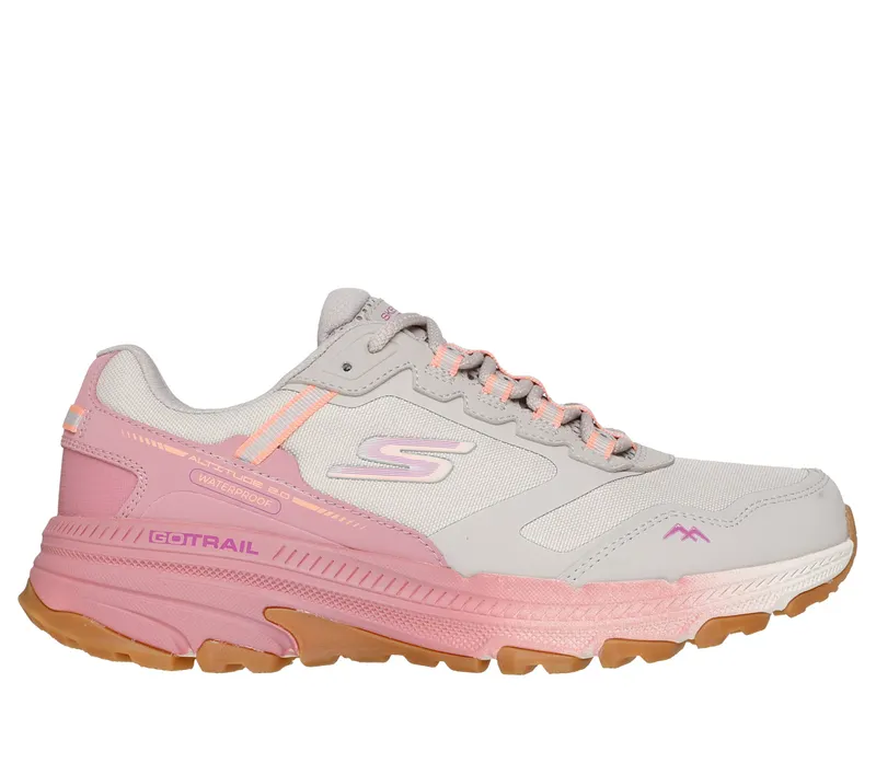 Skechers Waterproof: GO RUN Trail Altitude 2.0 – Natuurlijk / Roze (129526-NTPK)