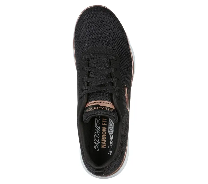 Skechers Flex Appeal 3.0 – First Insight – Zwart / Roos Goud (13070-BKRG)
