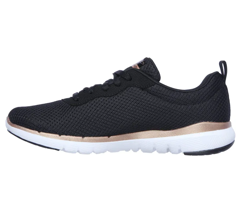 Skechers Flex Appeal 3.0 – First Insight – Zwart / Roos Goud (13070-BKRG)