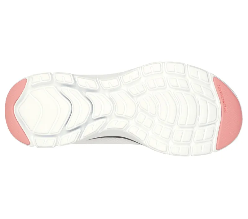 Skechers Flex Appeal 4.0 – Brilliant View – Wit / Zwart / Roze (149303-WBPK)