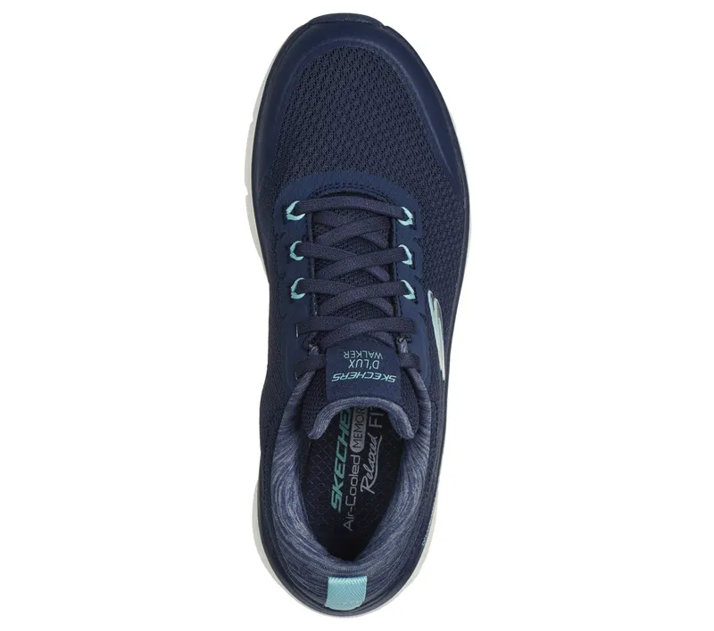 Skechers Relaxed Fit: D’Lux Walker 2.0 – Radiant Rose – Marine / Aqua (150095-NVAQ)