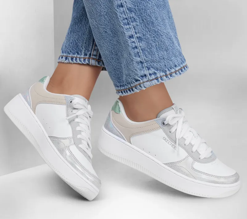 Skechers Sport Court 2.0 – Pretty Factor – Wit / Multi (185161-WMLT)