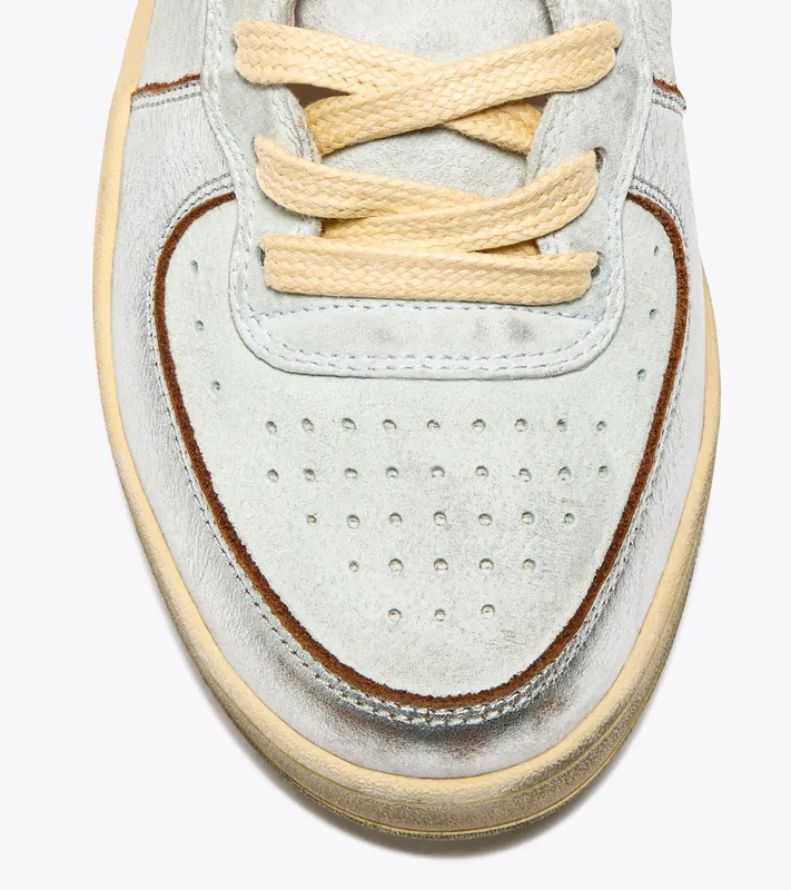 Diadora Mi Basket Metal Pigskin Used Wn White / Orange Nasturtium (201.178889_C5234)