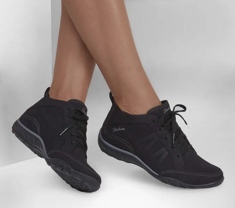 Skechers Relaxed Fit: Breathe-Easy – Friendly Ties – Zwart (100376-BBK)