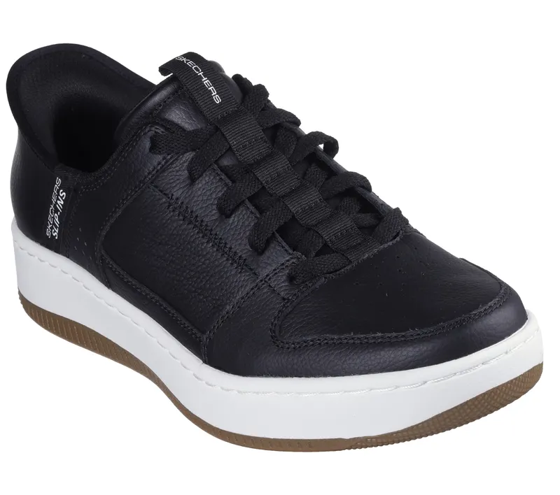 Skechers Skechers Slip-ins: Sport Court 92 – Distown – Zwart / Natuurlijk (232445-BKNT)