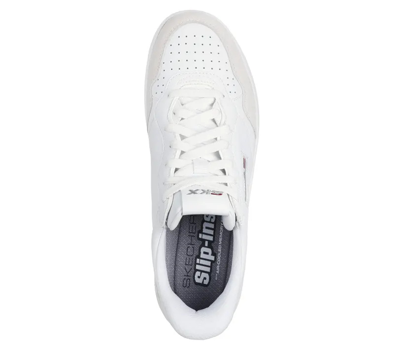 Skechers Skechers Slip-ins: Sport Court 2.0 – Konor – Wit (254025-WHT)