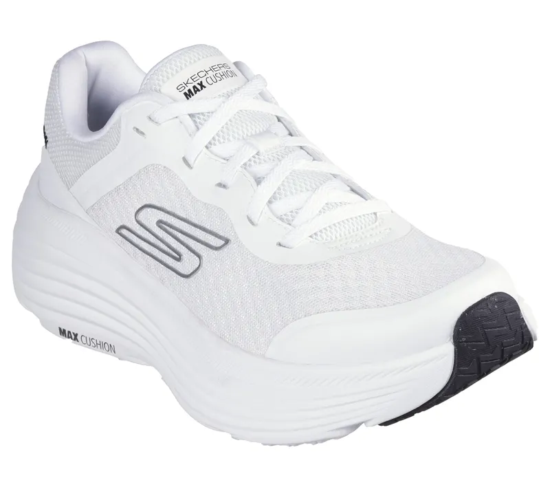 Skechers Max Cushioning Endeavour – Wit / Zwart (129470-WBK)
