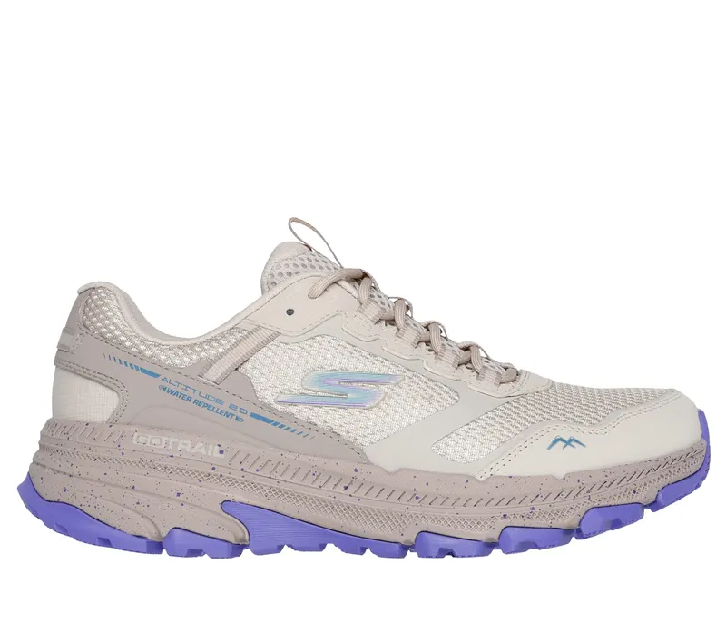 Skechers GO RUN Trail Altitude 2.0 – Ravine – Natuurlijk / Purper (129525-NTPR)