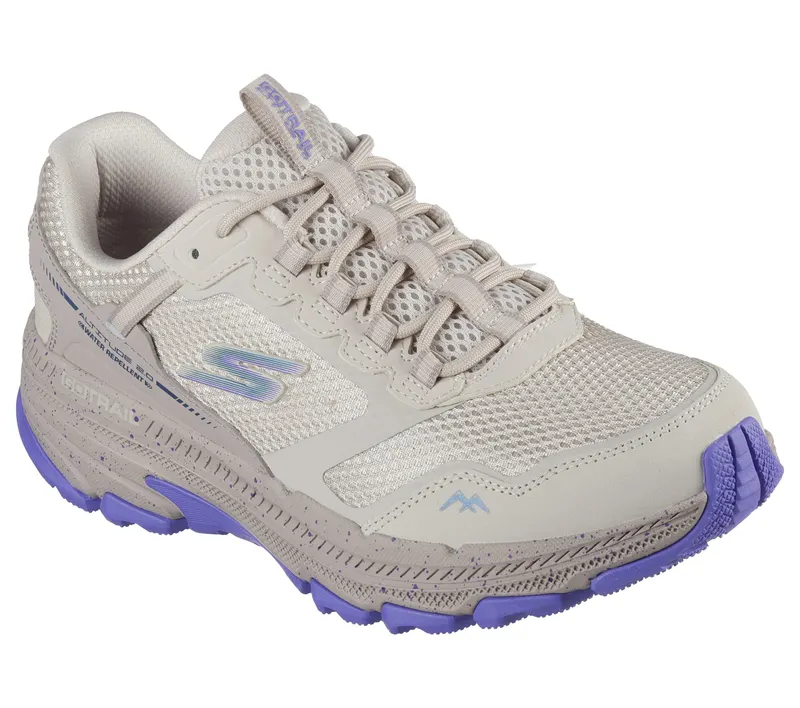 Skechers GO RUN Trail Altitude 2.0 – Ravine – Natuurlijk / Purper (129525-NTPR)