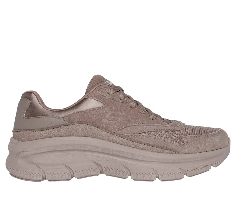 Skechers Relaxed Fit: Modern D’Lux – Free Mind – Donker Taupe (158590-DKTP)