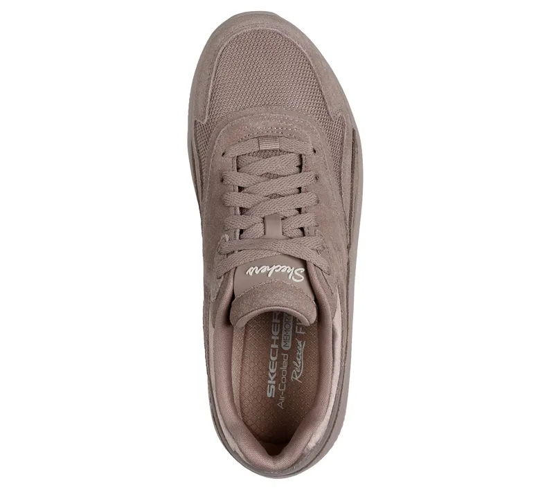 Skechers Relaxed Fit: Modern D’Lux – Free Mind – Donker Taupe (158590-DKTP)