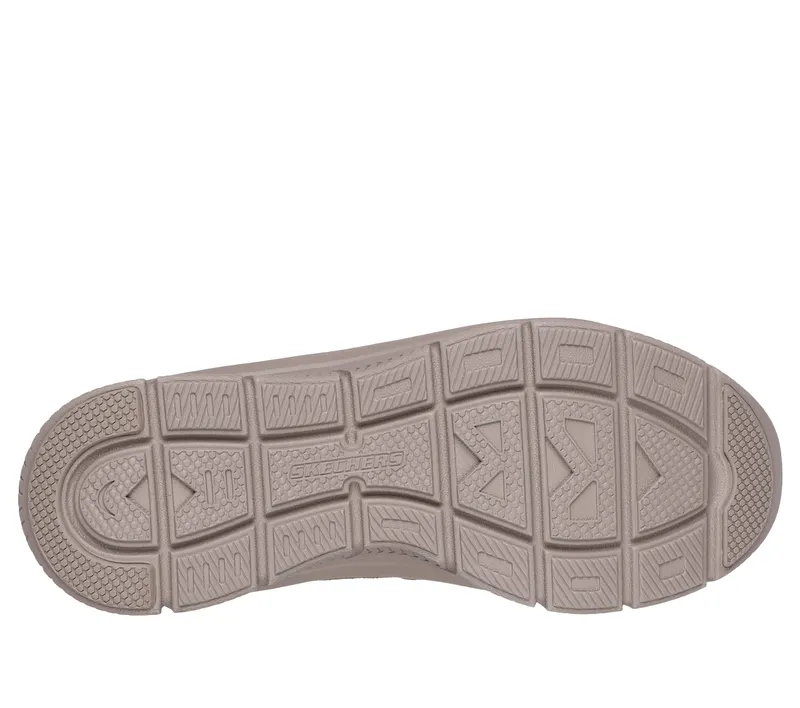 Skechers Relaxed Fit: Modern D’Lux – Free Mind – Donker Taupe (158590-DKTP)
