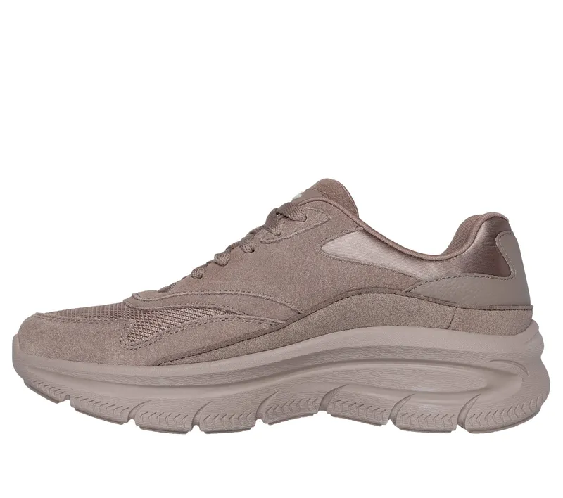 Skechers Relaxed Fit: Modern D’Lux – Free Mind – Donker Taupe (158590-DKTP)