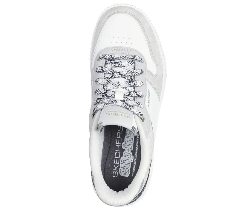 Skechers Skechers Slip-ins: Jade – Radiant Roar – Wit / Zilver (185223-WSL)