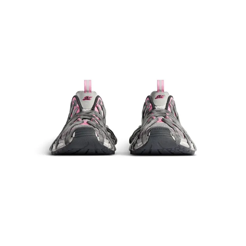 Balenciaga Women’s 3xl Extreme Lace Sneaker In White / Grey White / Grey (778697W3XLL9115)