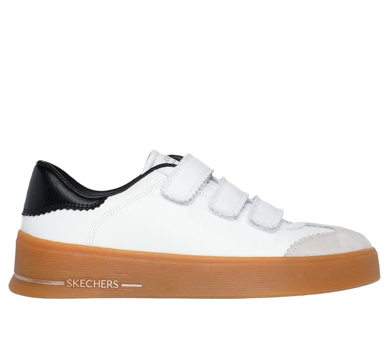 Skechers Hiland – Perfect Trio – Wit / Zwart (185175-WBK)