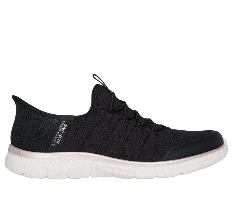 Skechers Skechers Slip-ins: Virtue – Glow – Zwart / Roos Goud (104426-BKRG)