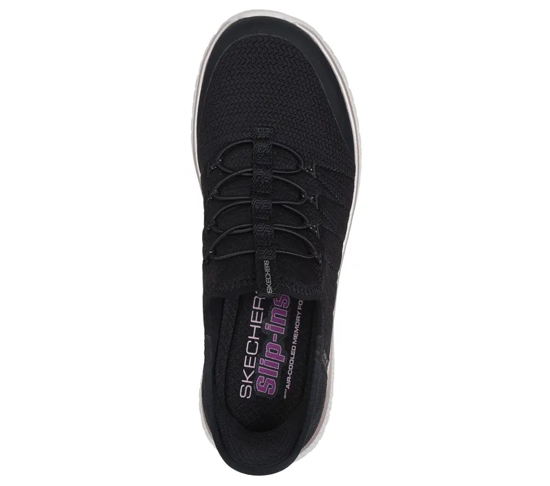 Skechers Skechers Slip-ins: Virtue – Glow – Zwart / Roos Goud (104426-BKRG)