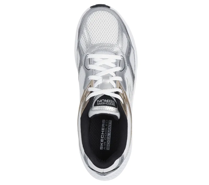 Skechers GO RUN Consistent 2.0 – Volt – Wit / Zilver / Zwart (128633-WSBK)
