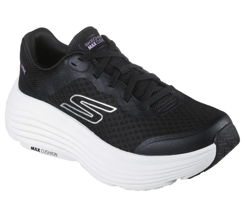 Skechers Max Cushioning Endeavour – Zwart / Wit (129470-BKW)