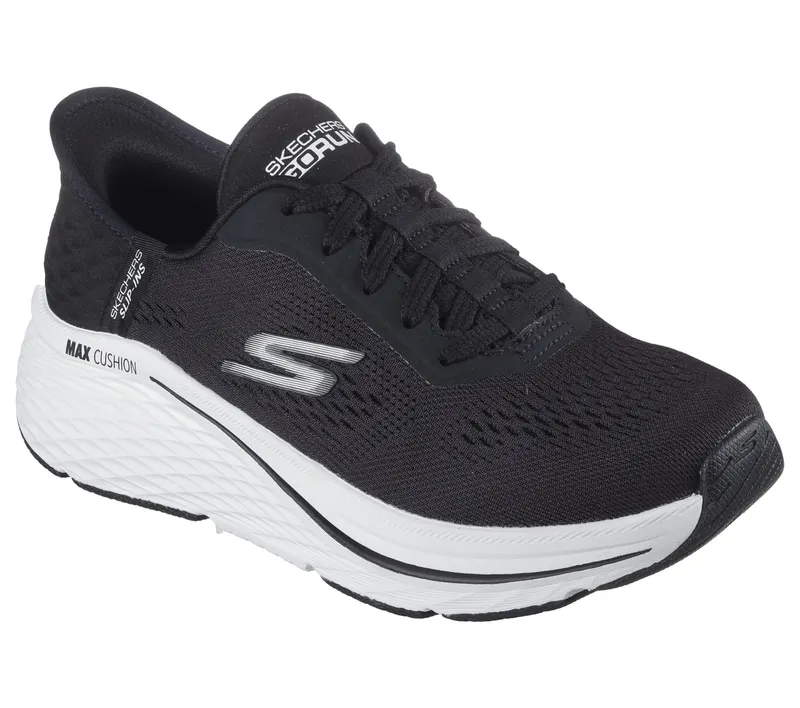 Skechers Skechers Slip-ins: Max Cushioning Elite – Vanish – Zwart / Wit (129606-BKW)