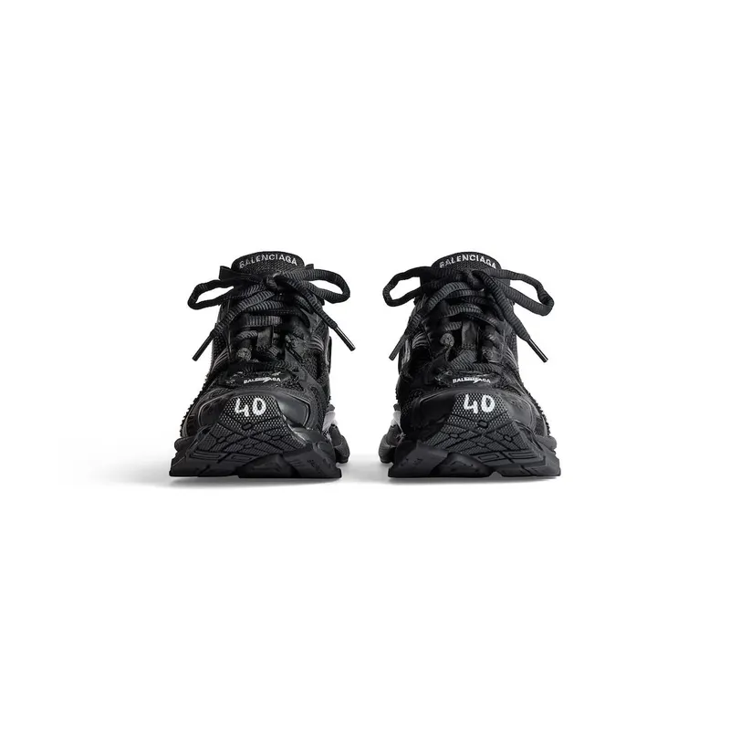 Balenciaga Women’s Runner Sneaker In Black Black (772767W3RBT1000)
