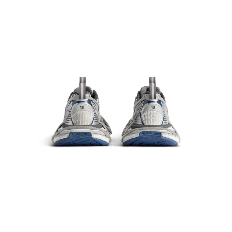Balenciaga Men’s 3xl Extreme Lace Sneaker In White / Grey / Navy White / Grey / Navy (778698W3XLL9114)