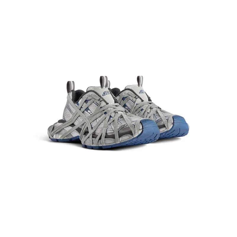 Balenciaga Men’s 3xl Extreme Lace Sneaker In White / Grey / Navy White / Grey / Navy (778698W3XLL9114)