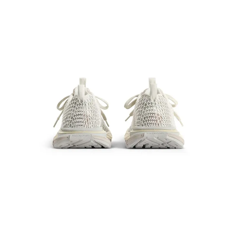Balenciaga Women’s 3xl Fishnet Sneaker In Eggshell Eggshell (788818W3XFN9191)