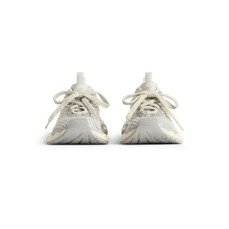 Balenciaga Women’s 3xl Fishnet Sneaker In Eggshell Eggshell (788818W3XFN9191)