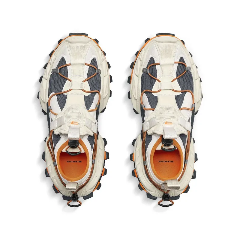 Balenciaga Men’s Hike Sneaker In Beige / Orange Beige / Orange (804921WHIKE2070)