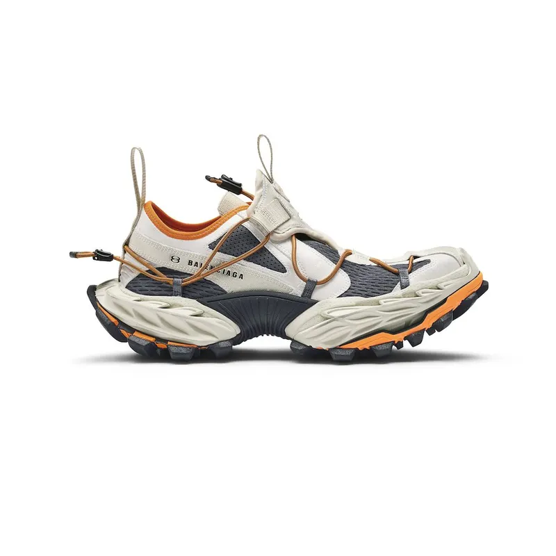 Balenciaga Men’s Hike Sneaker In Beige / Orange Beige / Orange (804921WHIKE2070)