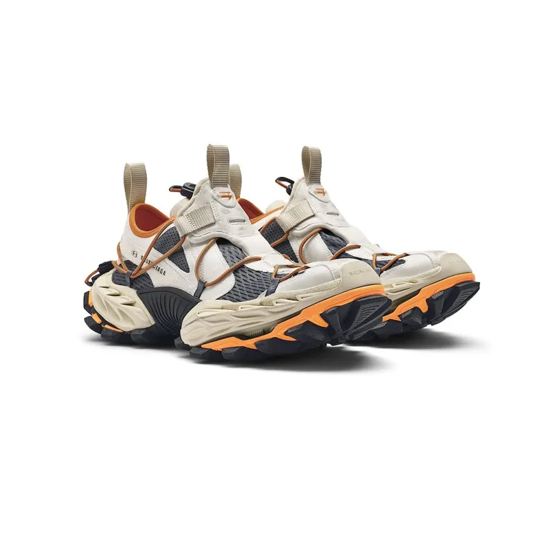 Balenciaga Men’s Hike Sneaker In Beige / Orange Beige / Orange (804921WHIKE2070)