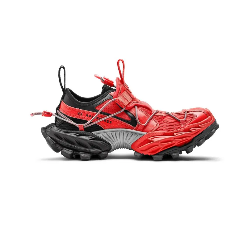 Balenciaga Men’s Hike Sneaker In Red / Black Red / Black (804921WHIKE6010)