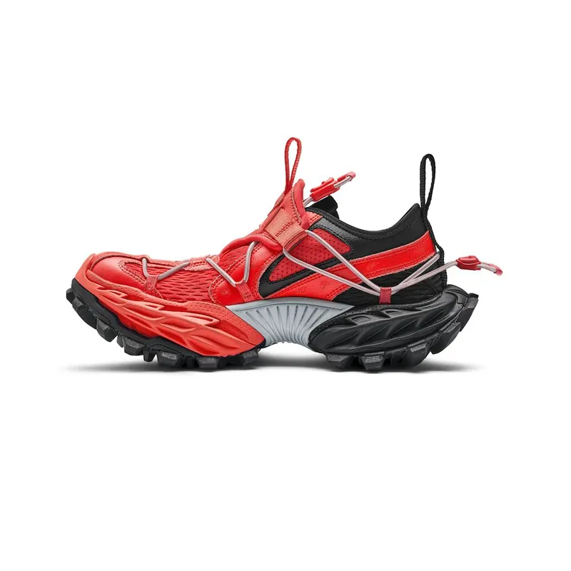 Balenciaga Men’s Hike Sneaker In Red / Black Red / Black (804921WHIKE6010)