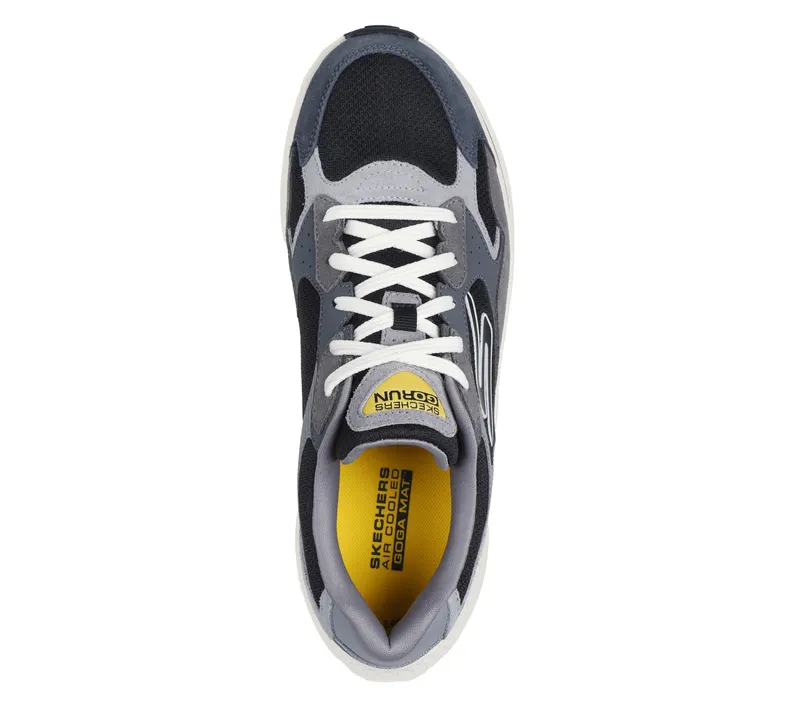 Skechers GO RUN Consistent 2.0 – Retro Runner V1 – Houtskool / Zwart (220872-CCBK)