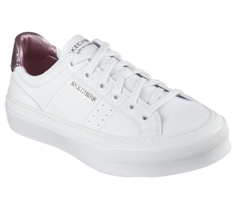 Skechers Selene – Sophisticated Style – Wit / Roze (185280-WPK)