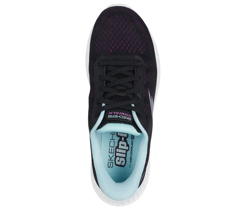 Skechers Skechers Slip-ins: GO WALK Now – Khloe – Zwart / Purper (125643-BKPR)