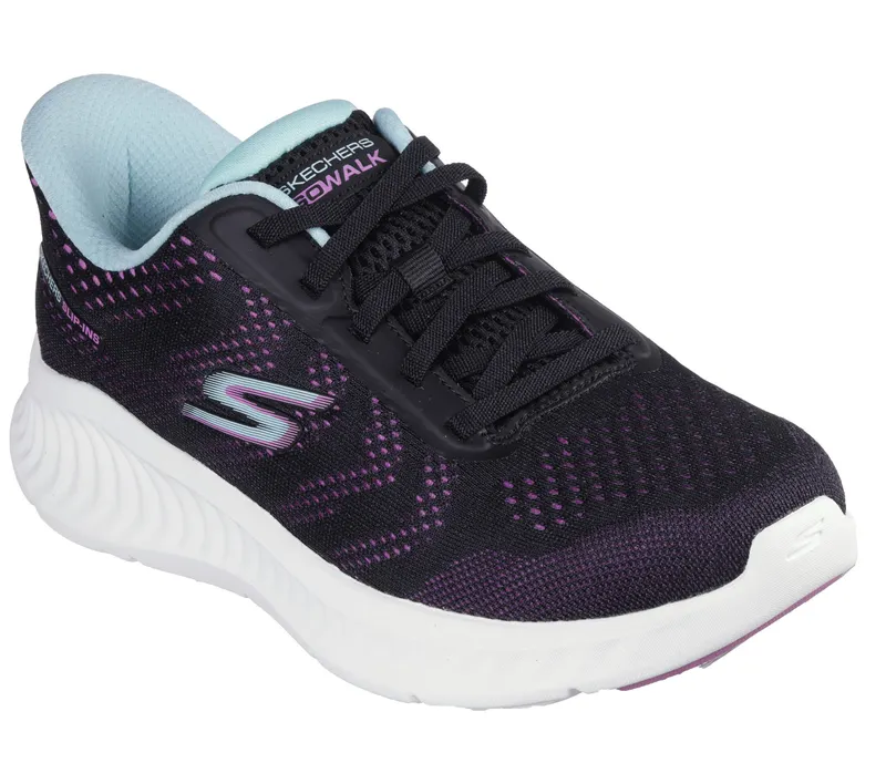 Skechers Skechers Slip-ins: GO WALK Now – Khloe – Zwart / Purper (125643-BKPR)