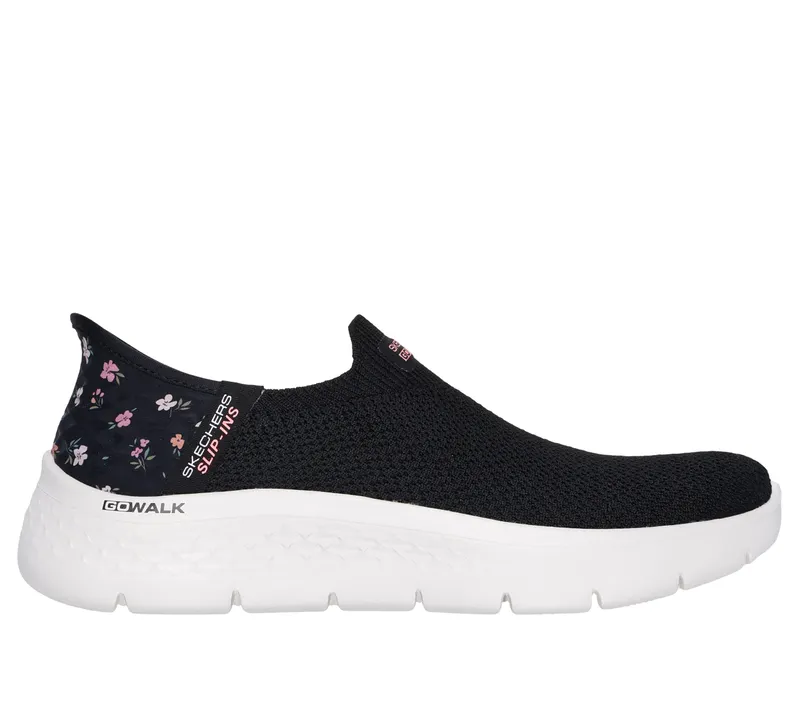 Skechers Skechers Slip-ins: GO WALK Flex – Sunset Rose – Zwart / Roze (124822-BKPK)