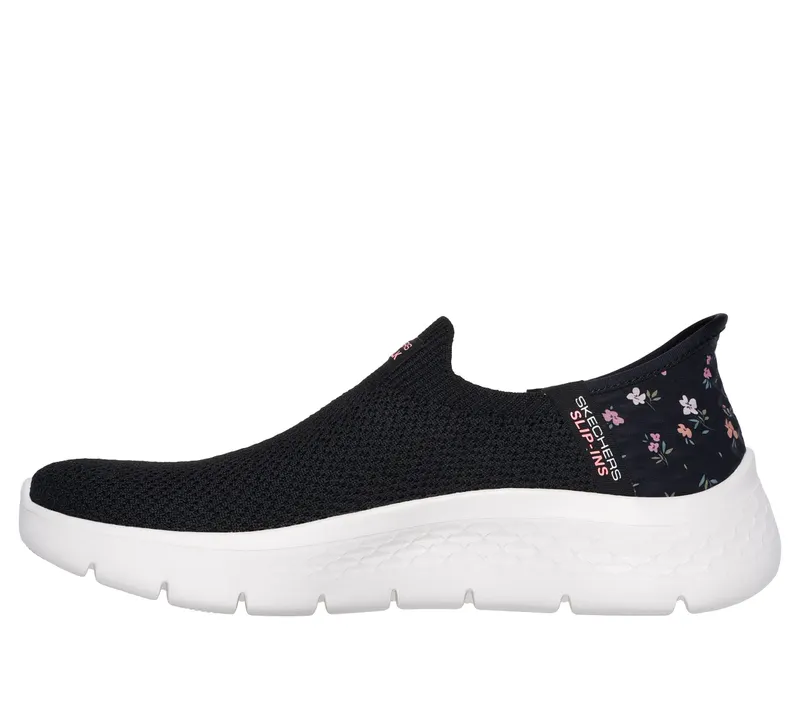 Skechers Skechers Slip-ins: GO WALK Flex – Sunset Rose – Zwart / Roze (124822-BKPK)