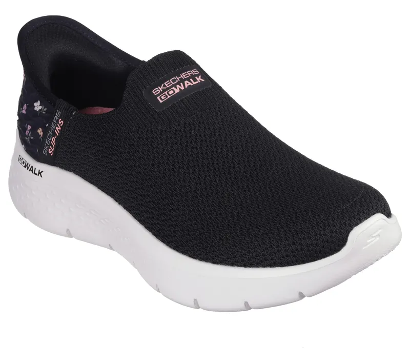 Skechers Skechers Slip-ins: GO WALK Flex – Sunset Rose – Zwart / Roze (124822-BKPK)