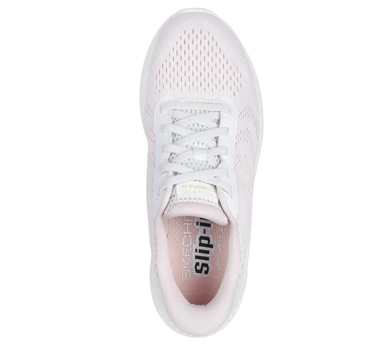 Skechers Skechers Slip-ins: GO WALK Now – Khloe – Wit / Roze (125643-WPK)