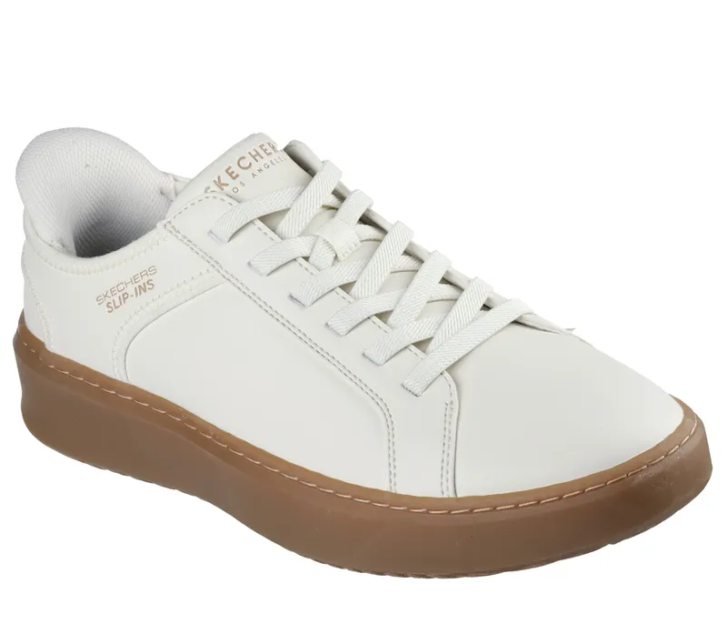 Skechers Skechers Slip-ins: Court Break – Double Vented – Wit / Natuurlijk (183177-WNT)