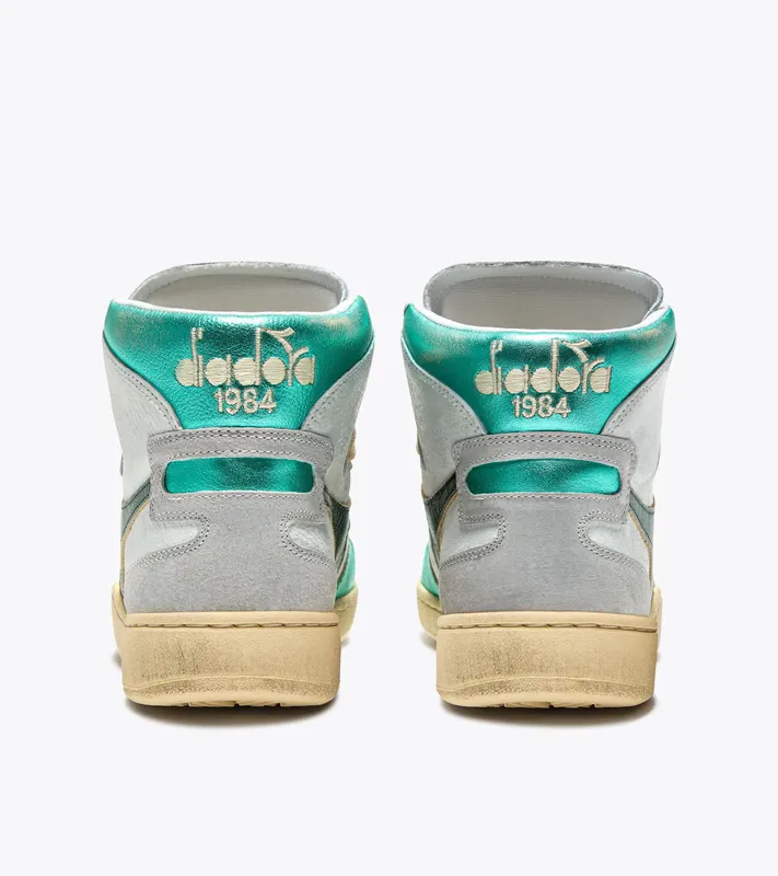 Diadora Mi Basket Metal Pigskin Used Wn Turquoise (201.178889_70055)