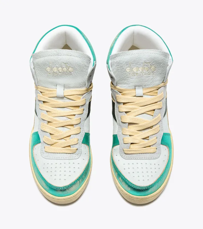Diadora Mi Basket Metal Pigskin Used Wn Turquoise (201.178889_70055)