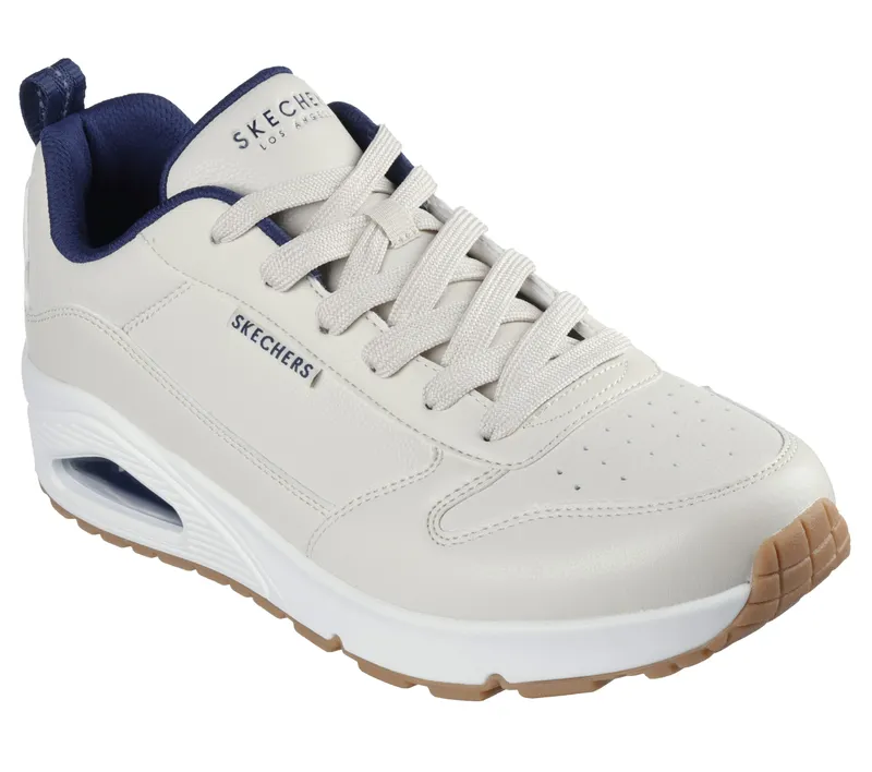 Skechers Uno – Alder – Wit / Blauw (183012-WBL)
