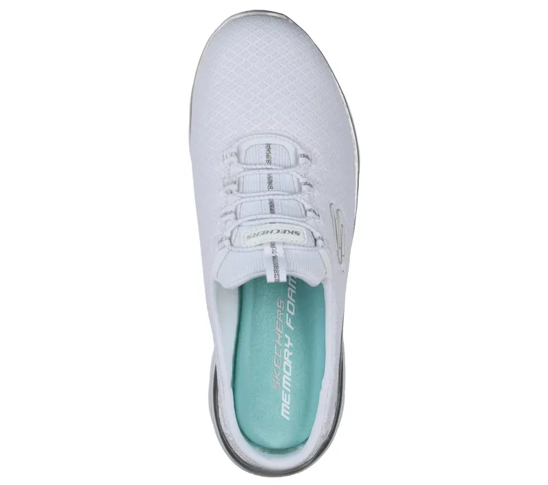 Skechers Summits – Swift Step – Wit / Zilver (149529-WSL)