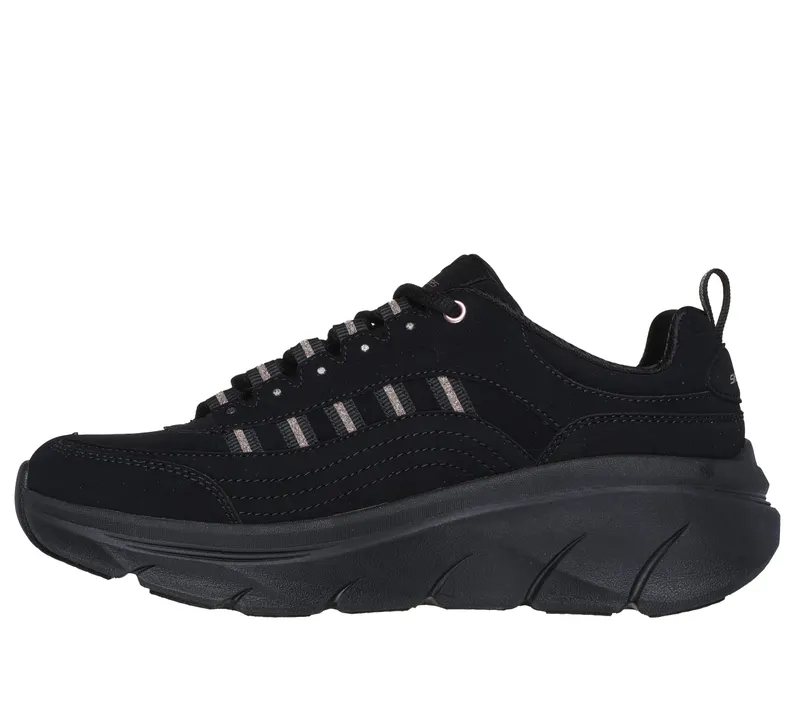 Skechers Relaxed Fit: D’Lux Walker 2.0 – Golden Step – Zwart / Roos Goud (150106-BKRG)